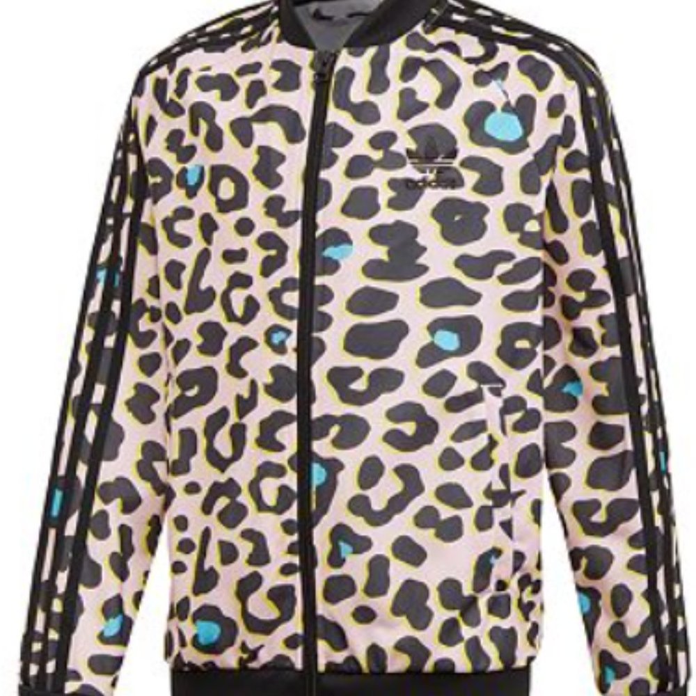 ADIDAS LEOPARD TRACK JACKET - RARE - PRACTICALLY NEW, EXCELLENT CONDITION
